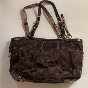 Coach Canvas Handbag Purse